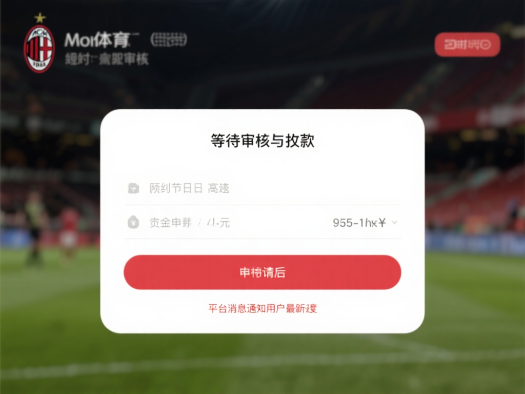 等待审核与到账
提交申请后，米兰体育会在短时间内