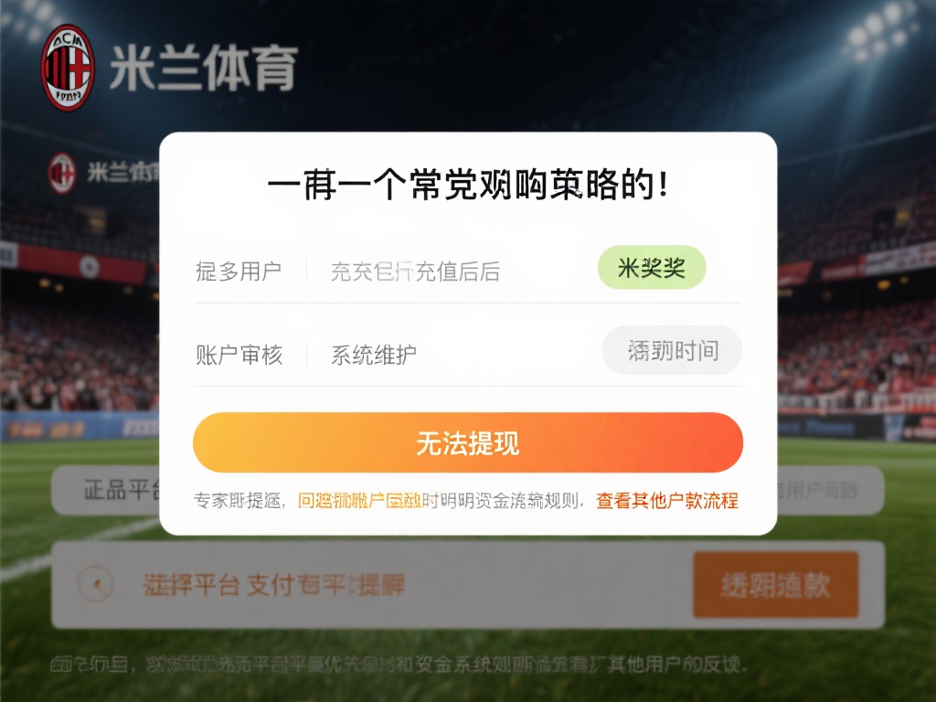 另一个常见的骗局套路是“无法提现”。不少用户在“米